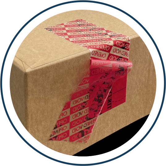 Fita Lacre VOID para Caixas de Papelão